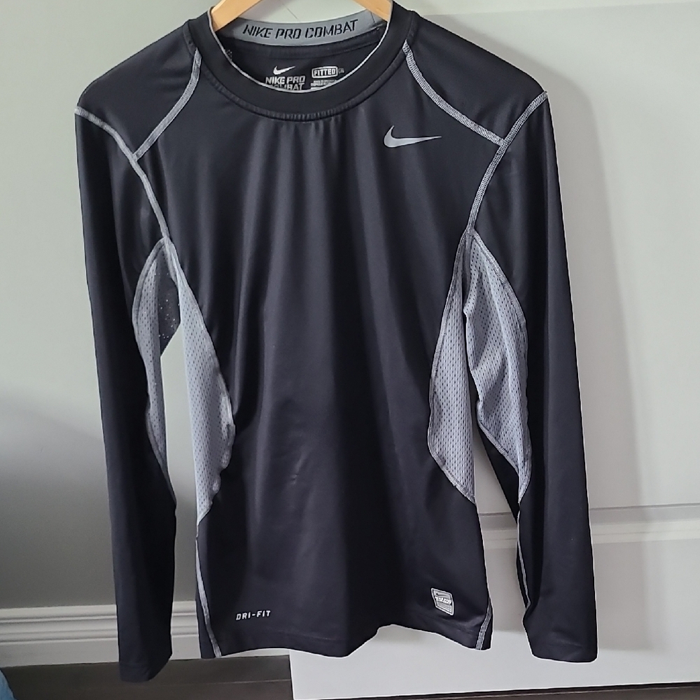 Nike Pro Combat Long Sleeve Shirt Size Small